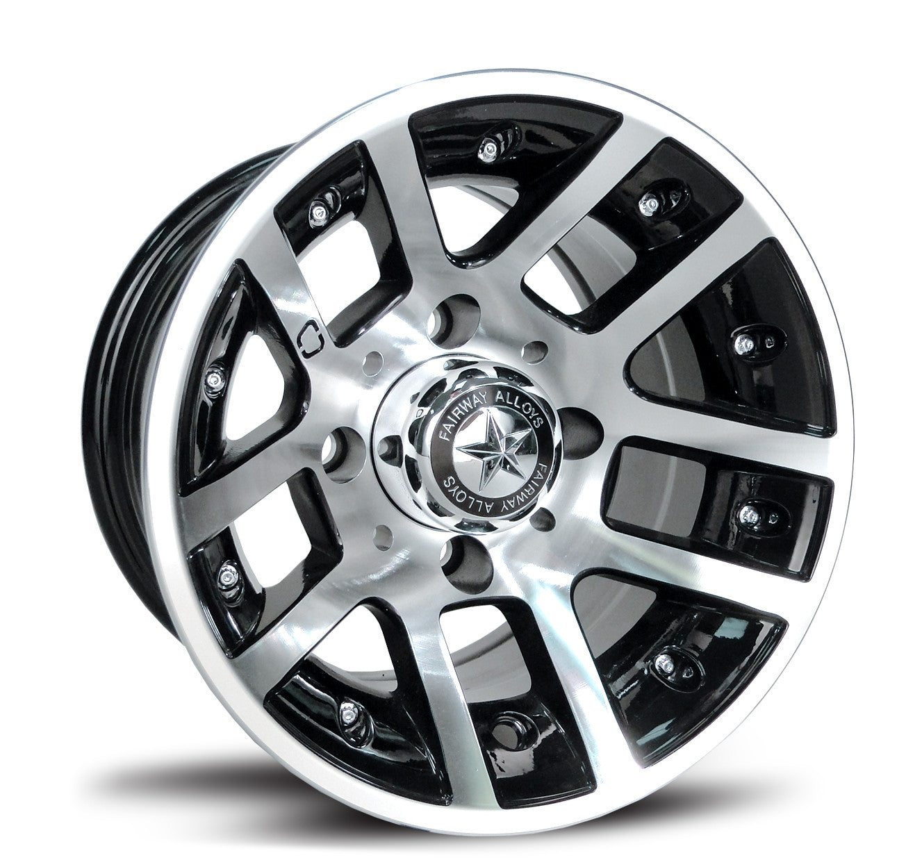 10"  Fairway Alloy Illusion Wheel on Street Tire "Free Shipping"