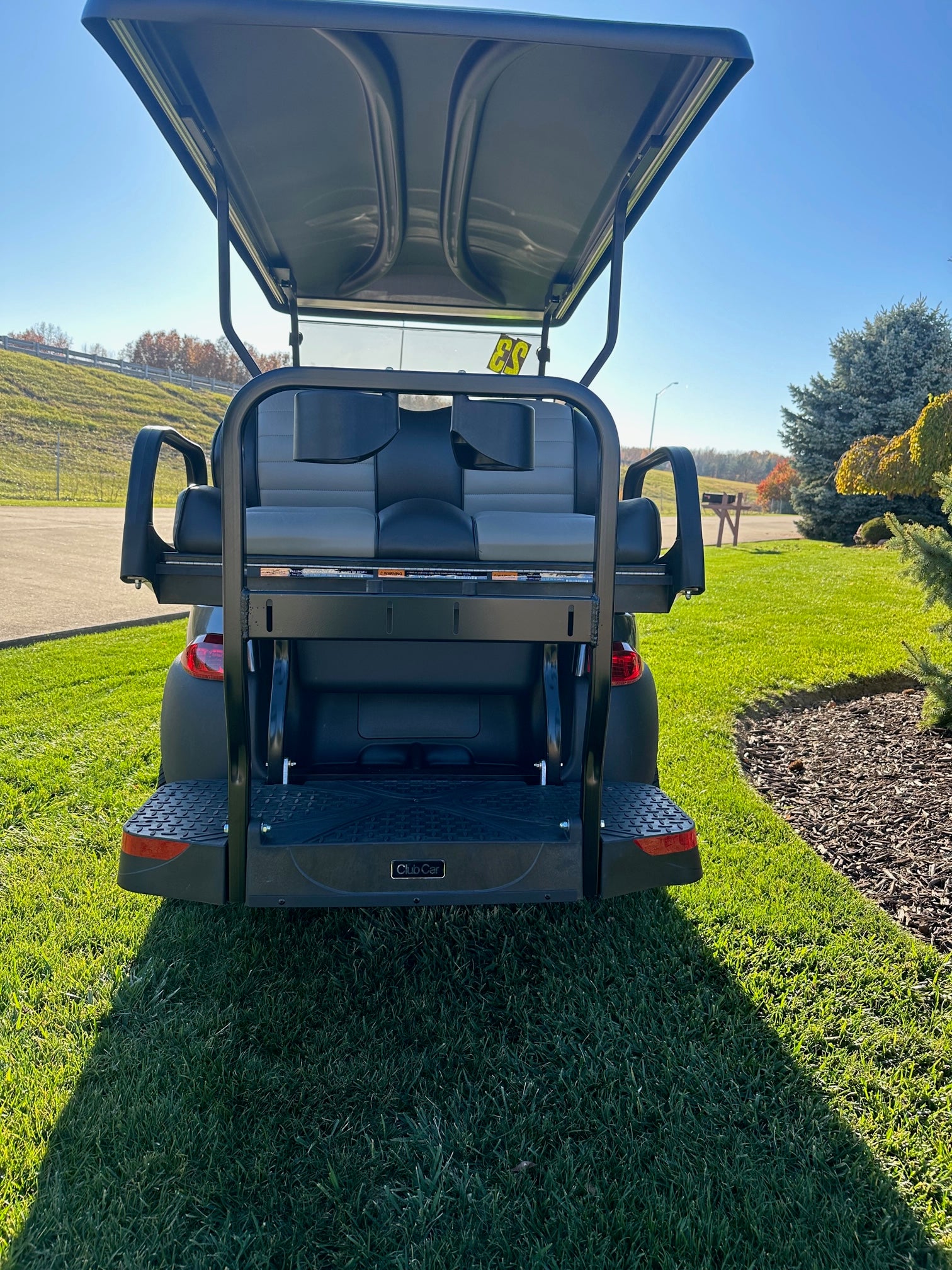 2023 Club Car Onward Gas 4 Passenger Platinum Silver  Metallic Golf Cart
