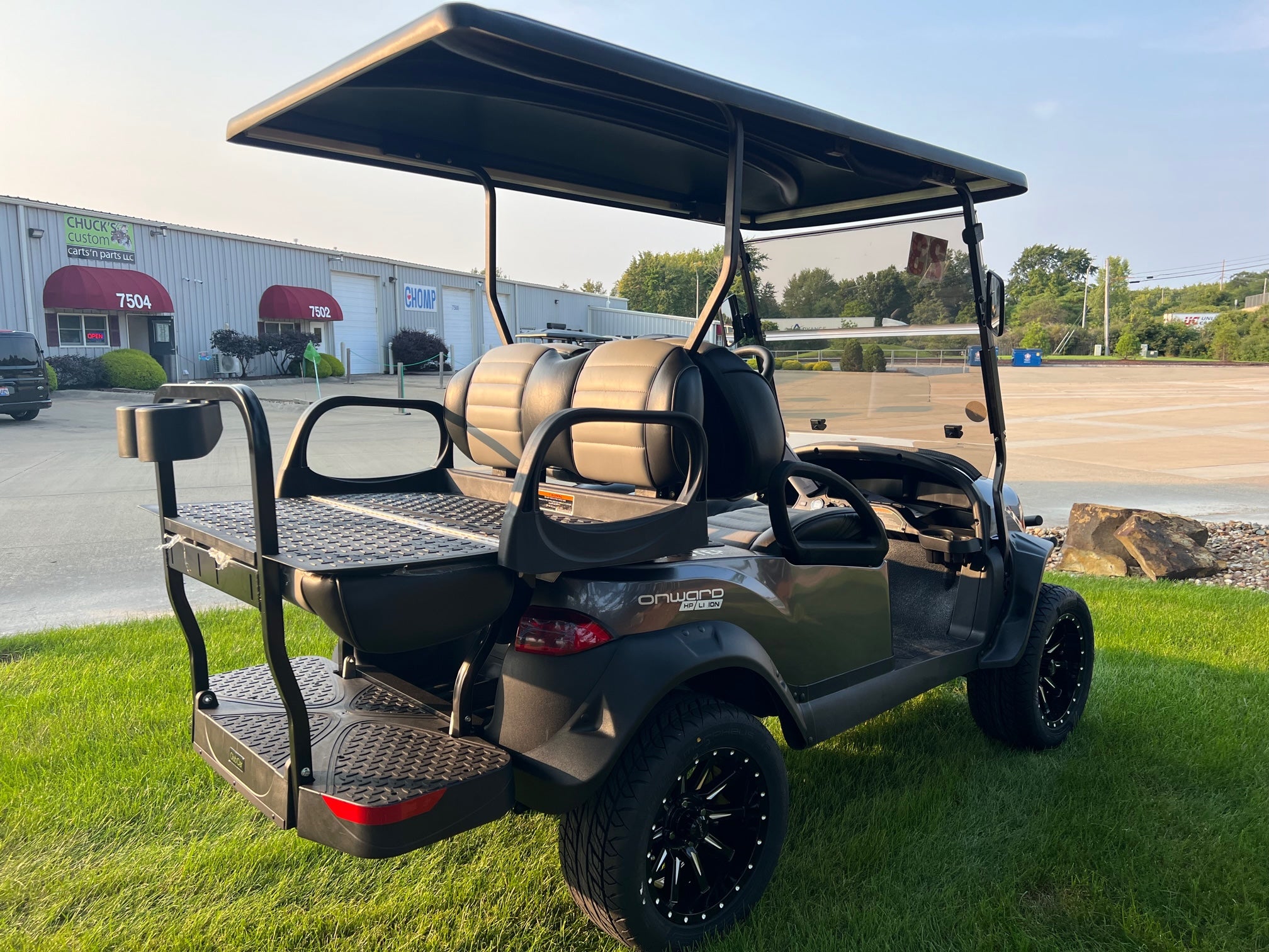 2023 Club Car Onward Lithium Hp Lifted  Artic Grey  Four Passenger Golf Cart