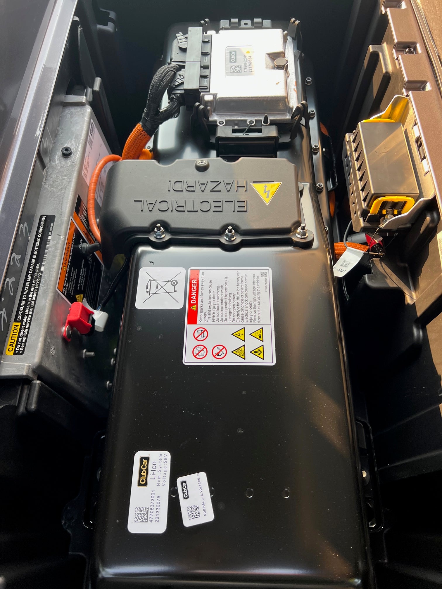 Club Car Onward Lithium Hp  Dark Silver Four Passenger Golf Cart