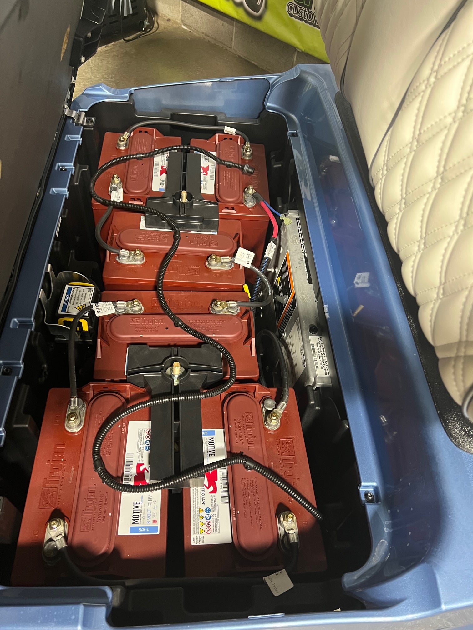 2025 Club Car Onward  Hp Ice Blue   Four  Passenger Golf Cart