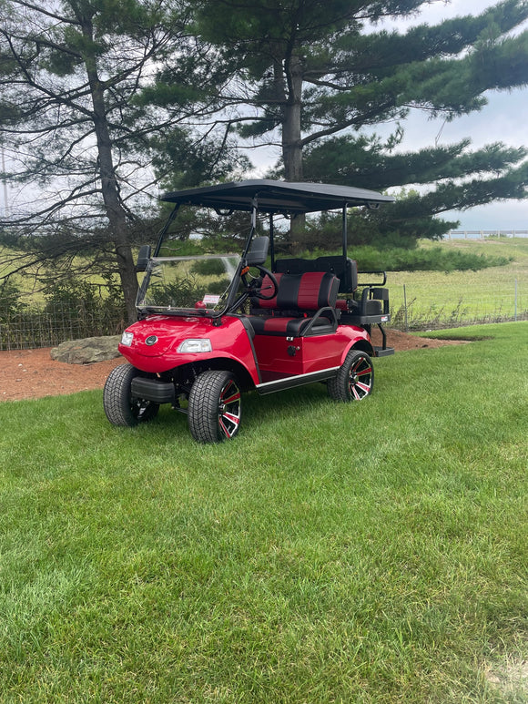 2023 Evolution Classic Four Candy  Red  Lithium Ion Four Passenger