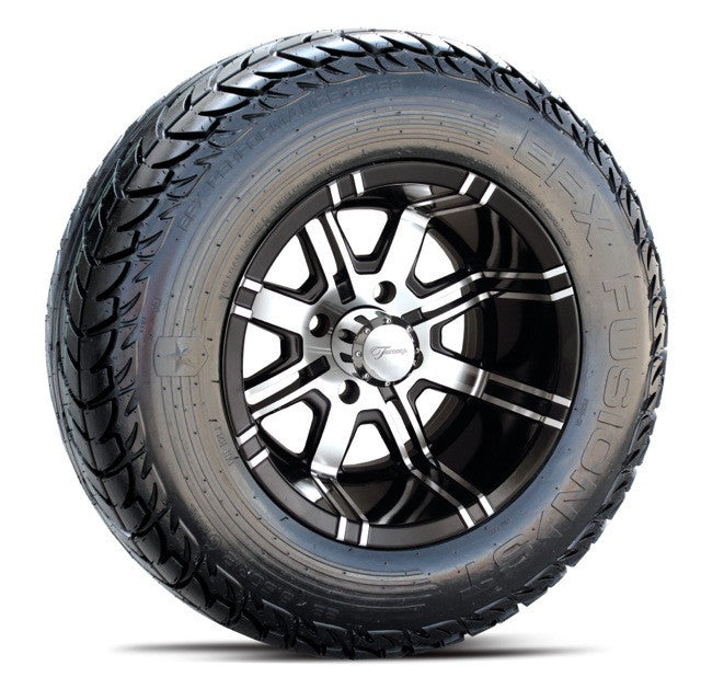 Fairway Alloy 12" Aggressor Wheel & Tire Combo