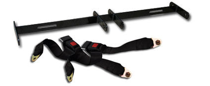 Golf Cart Seat Belt Bracket With Four Lap Belts