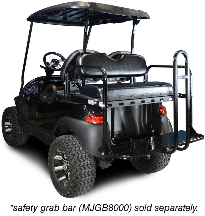 Club Car Precedent Genesis 150 Rear Flip Seat Black Cushions