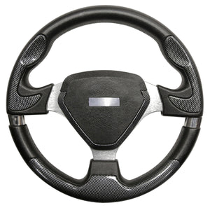 13" Carbon Fiber Black Bonneville Steering Wheel
