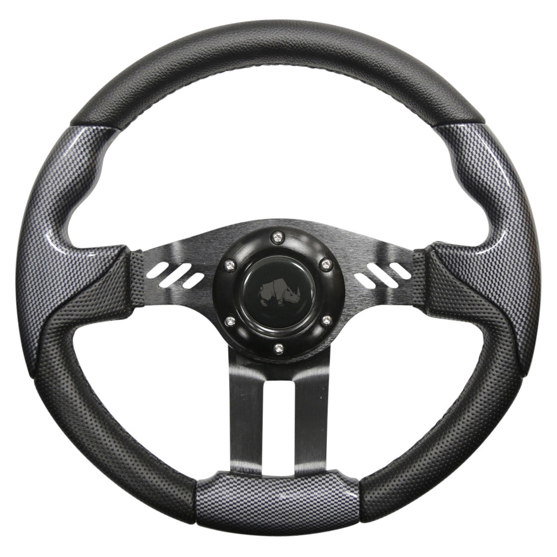 13" Carbon Fiber With Black Aviator 5 Steering Wheel