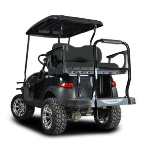 Club Car Precedent  250 Steel Frame Golf Cart Seat Kit With Deluxe Black Cushions