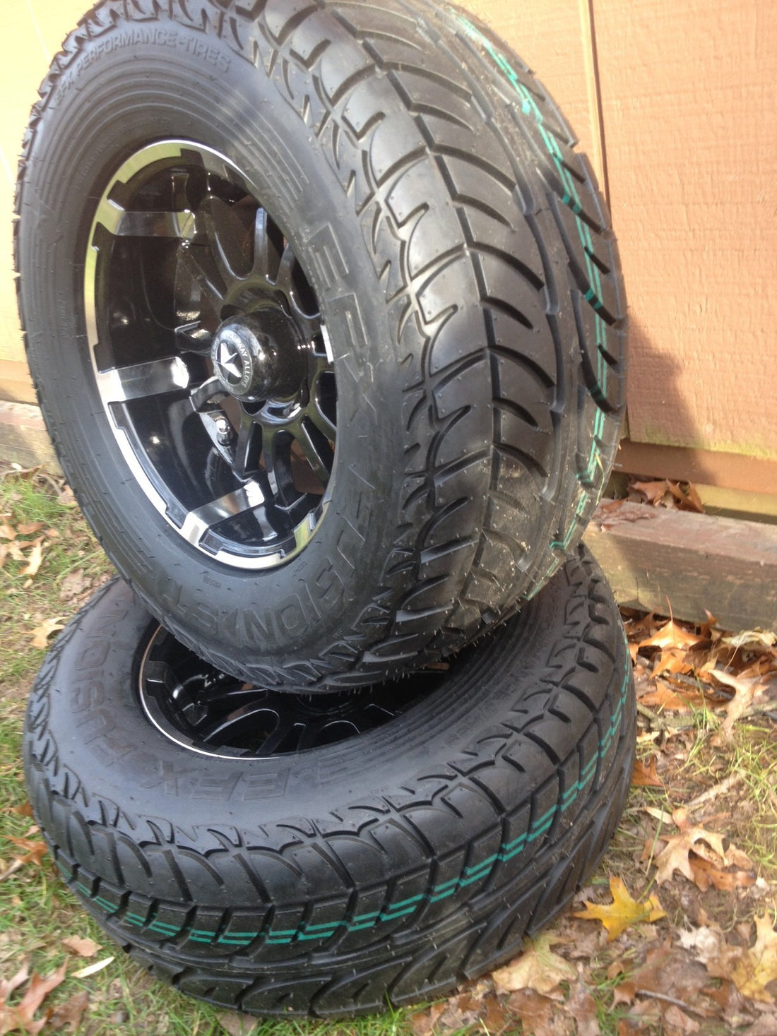 Fairway Alloy 12" Sixer Wheel On Lifted Street Tire Combo