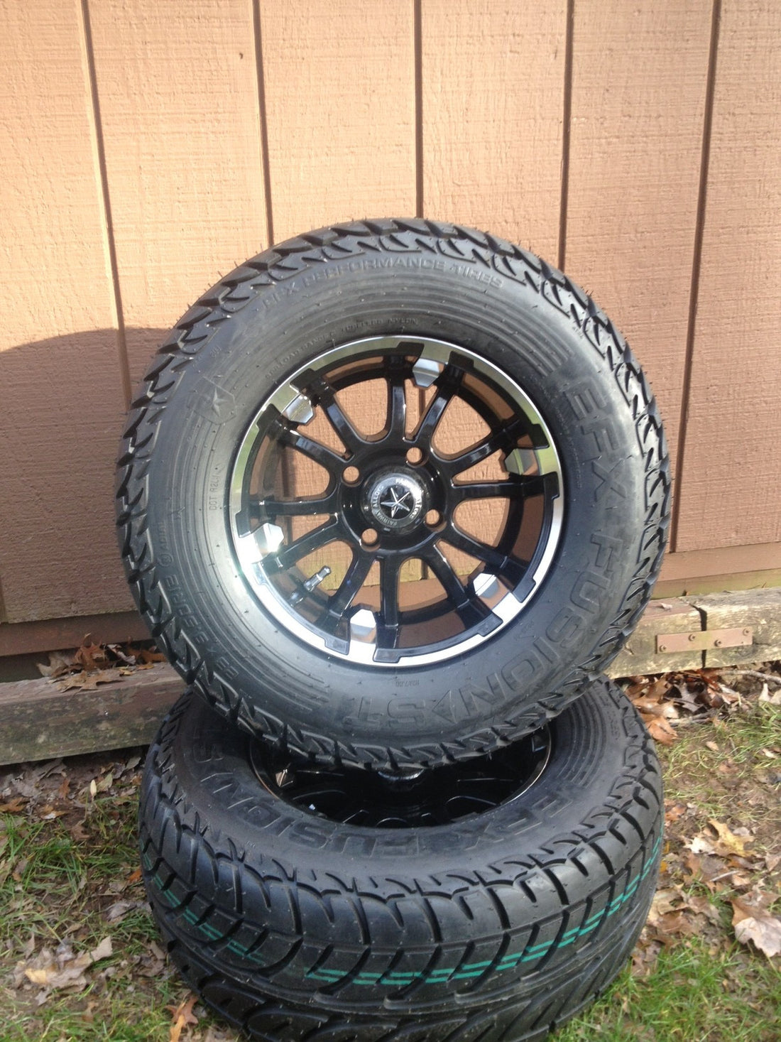 Fairway Alloy 12" Sixer Wheel On Lifted Street Tire Combo