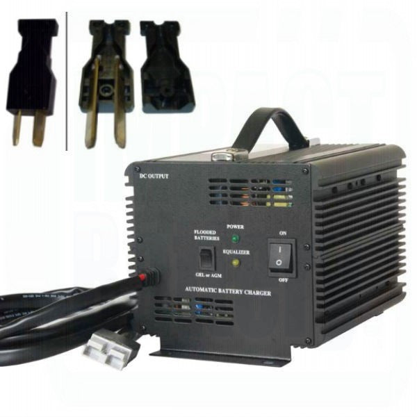 Schauer Golf Cart Charger With Crowfoot Plug
