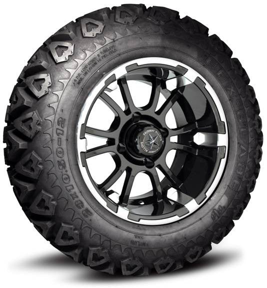 Fairway Alloy 12" Sixer Wheel  & Tire Combo