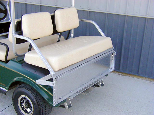 Aliumum Stationary Seat With Folding Foot Rest